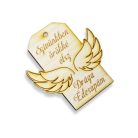 Natúr fa - Kegyeleti tábla - Drága édesapám 3db/csomag