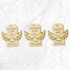 Natúr fa - Kegyeleti tábla - Drága édesapám 3db/csomag