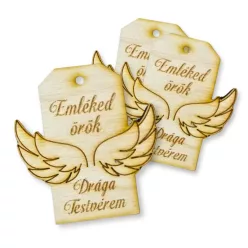 Natúr fa - Kegyeleti tábla - Drága testvérem 3db/csomag