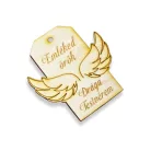 Natúr fa - Kegyeleti tábla - Drága testvérem 3db/csomag