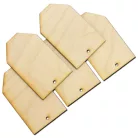 Natúr fa - Scrapbook tábla 5,5x9cm 5db/csomag