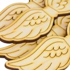 Natúr fa - Angyalszárny 11x2,8cm 4db/csomag