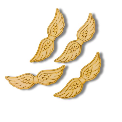 Natúr fa - Angyalszárny 11x2,8cm 4db/csomag