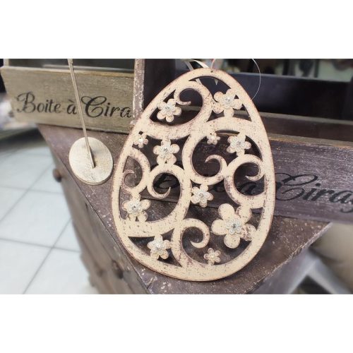 Natúr fa - Tojás díszes 18cm