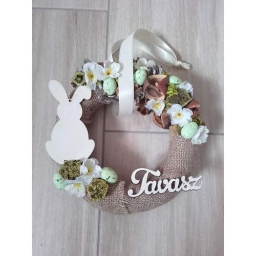 Natúr fa "Tavasz" felirat 15cm 2db/csomag