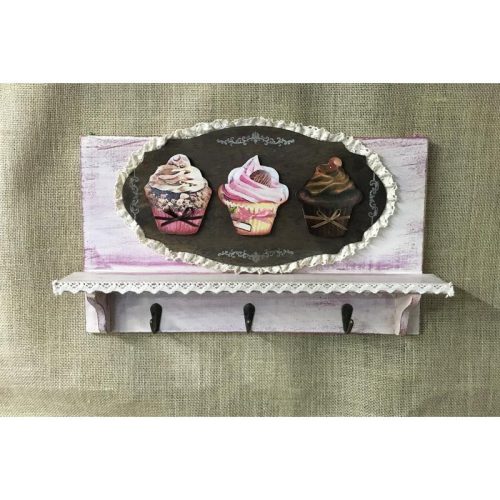 Natúr fa - Vintage tábla 30cm