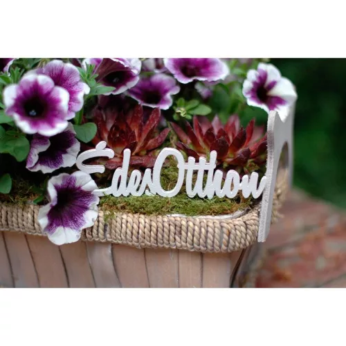 Natúr fa - "Édes otthon" felirat 31,5cm