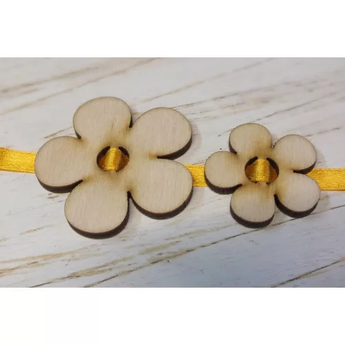 Natúr fa - Felfűzhető virágok 10db/csomag