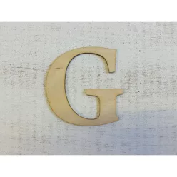 Natúr fa - Betű Carmen 10cm