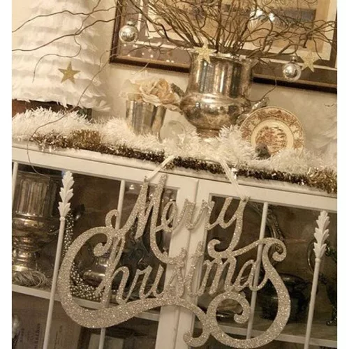 Natúr fa - "Merry Christmas" felirat óriás