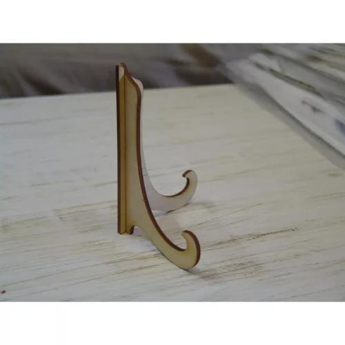 Natúr fa - Tányértartó állvány normál