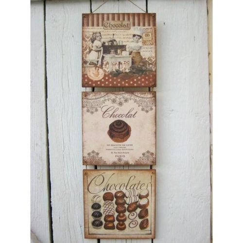 Natúr fa - Szalvéta méretű lap 16x16cm