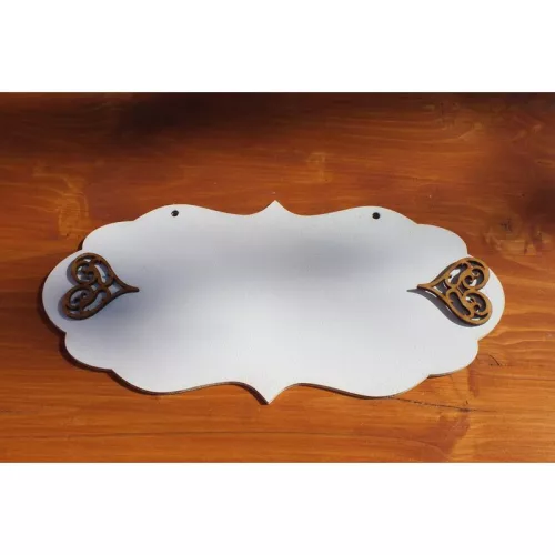 Vintage szív 4x4cm 10db/csomag