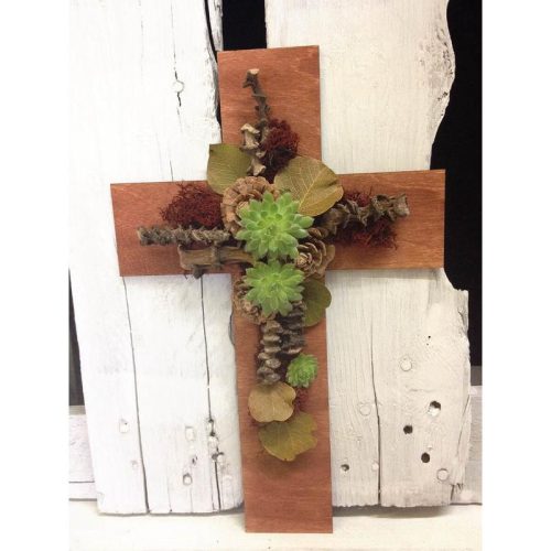 Natúr fa - Kereszt 37cm