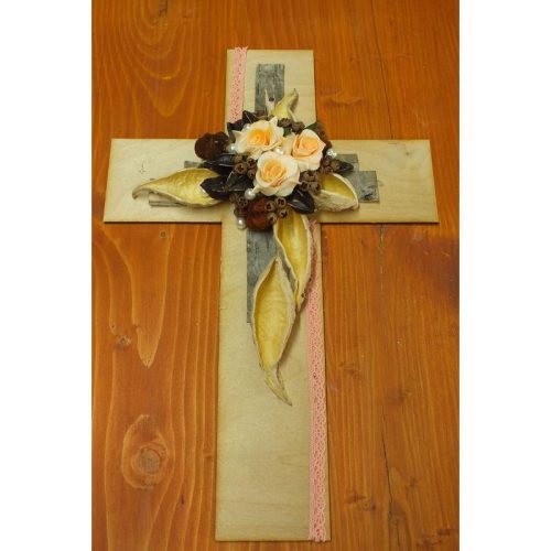 Natúr fa - Kereszt 37cm