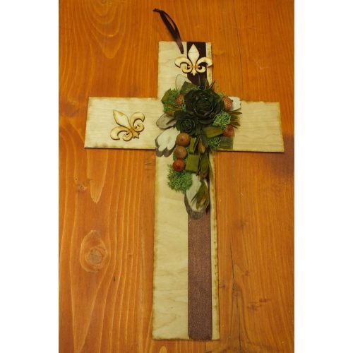 Natúr fa - Kereszt 37cm