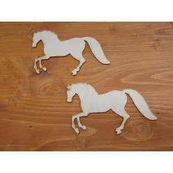 Natúr fa - Galoppozó ló 8x13cm 2db/csomag