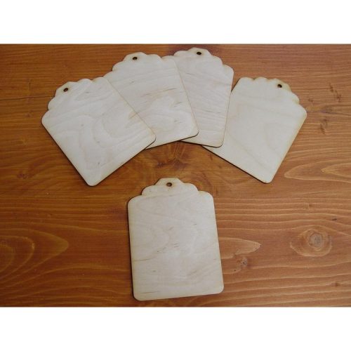 Natúr fa - Scrapbook tábla nagy 9x12,5cm 5db/csomag