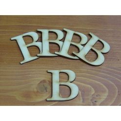 Natúr fa - Betű Carmen 5db/csomag 5cm