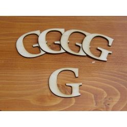 Natúr fa - Betű Carmen 5db/csomag 5cm