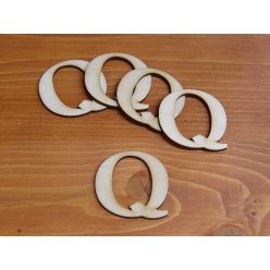 Natúr fa - Betű Carmen 5db/csomag 5cm