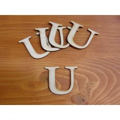 Natúr fa - Betű Carmen 5db/csomag 5cm