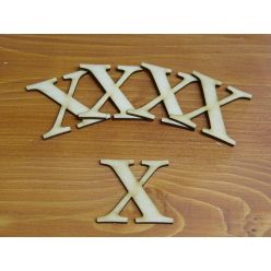 Natúr fa - Betű Carmen 5db/csomag 5cm