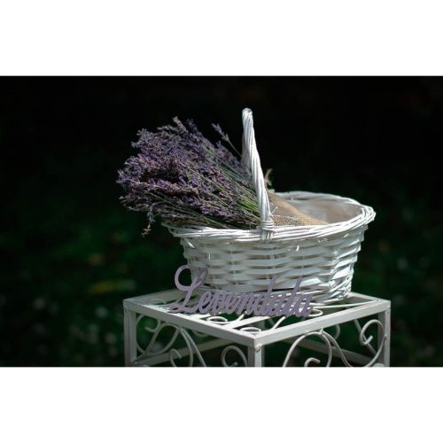 Fa "Levendula" felirat lila 15cm