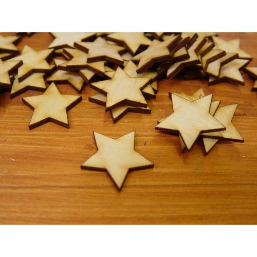 Natúr fa - Csillag 3cm 30db/csomag