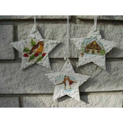 Natúr fa - Csillag 10cm 5db/csomag