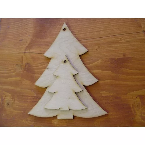 Natúr fa - Fenyő 8,5x10cm 5db/csomag