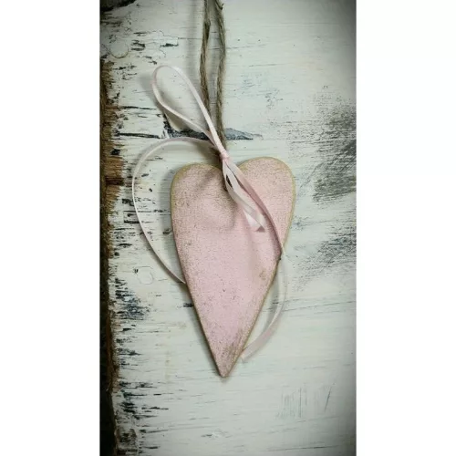 Natúr fa - Szív hosszúkás 10x20cm