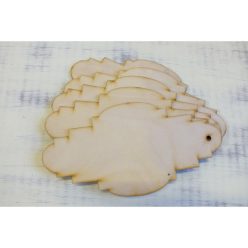 Natúr fa - Tábla barokk 10x20cm 5db/csomag