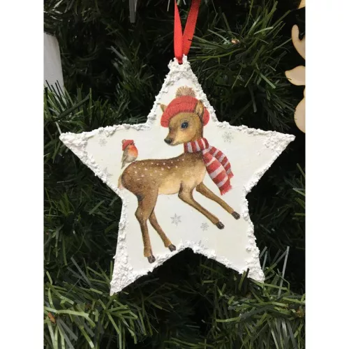 Natúr fa - Csillag 15cm