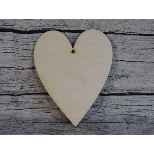 Natúr fa - Szív 20cm