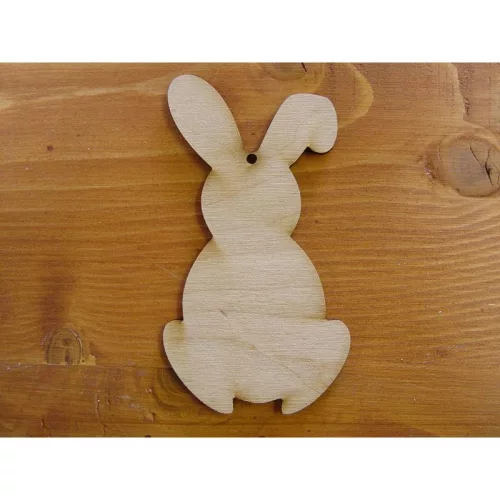 Natúr fa - Nyúl álló 6x10cm 5db/csomag