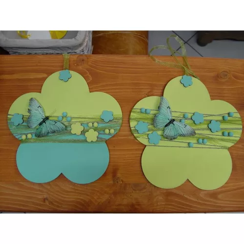 Natúr fa - Virág 24cm