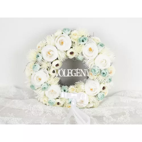 Natúr fa - "Menyasszony Vőlegény" felirat szett