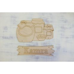 Natúr fa - Kamra rajzos táblával 21x25cm