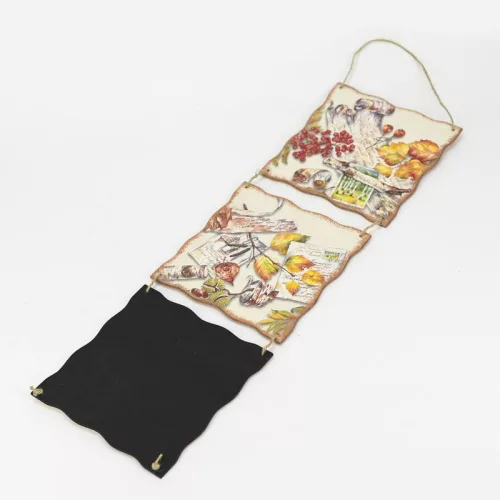 Natúr fa - Szalvéta méretű lap hullámos