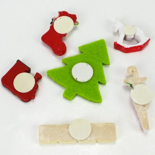 Öntapadós karácsonyi kiegészítők 6db/csomag