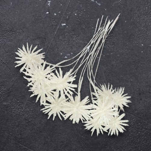 Csillámos szamárkenyér pick fehér - KIFUTÓ