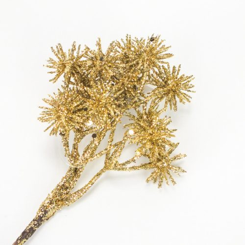 Csillámos szamárkenyér pick - arany - KIFUTÓ