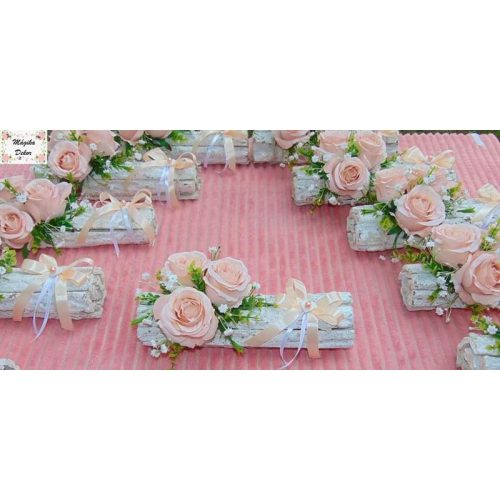 Kéreg hasáb fehér 30cm