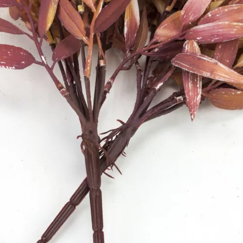 Szárazvirág hatású ruszkusz csokor natúr-mályva 2db/csomag