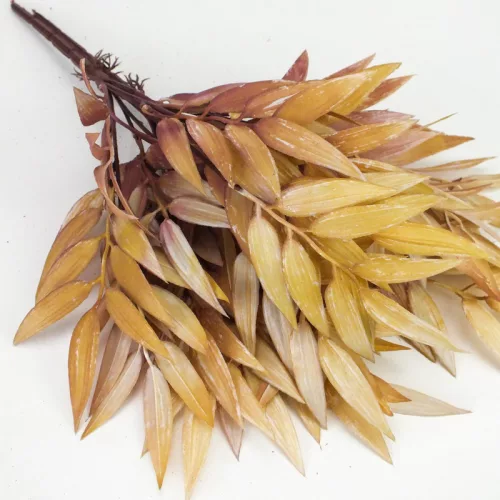 Szárazvirág hatású ruszkusz csokor natúr-mályva 2db/csomag