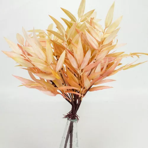 Szárazvirág hatású ruszkusz csokor púder 2db/csomag