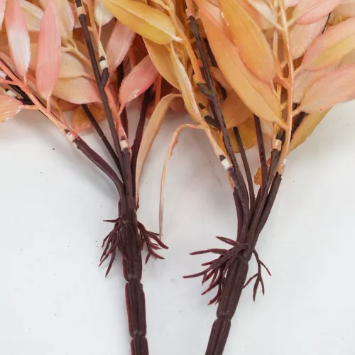 Szárazvirág hatású ruszkusz csokor púder 2db/csomag