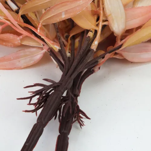 Szárazvirág hatású ruszkusz csokor púder 2db/csomag