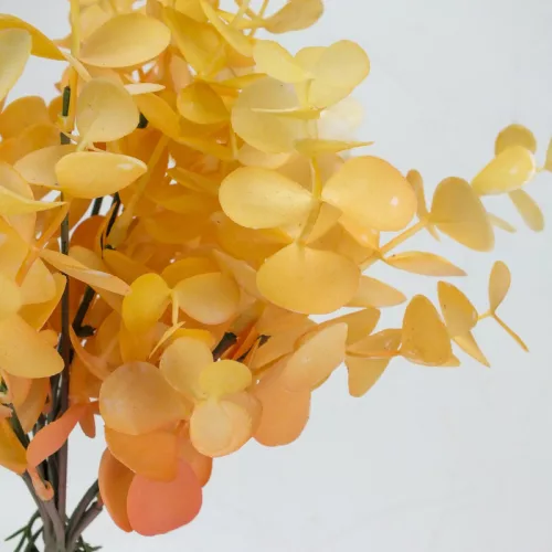 Szárazvirág hatású eukaliptusz csokor homoksárga 2db/csomag